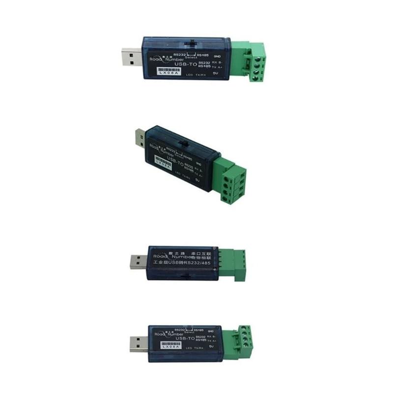 High Speed USB RS485 RS232 Converter Support 115200bps Baud Rate Industrial Grade USB To Serial Converter for Automation