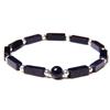Square Natural Amethyst Bead Bracelet Womens Simple Fashion Bracelet Charm
