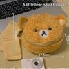 Portable Plushes Makeup Case Cartoon Bear Cosmetic Bag Women Jewelry Storage Pouch Large Capacity Travel Organizer Pouch