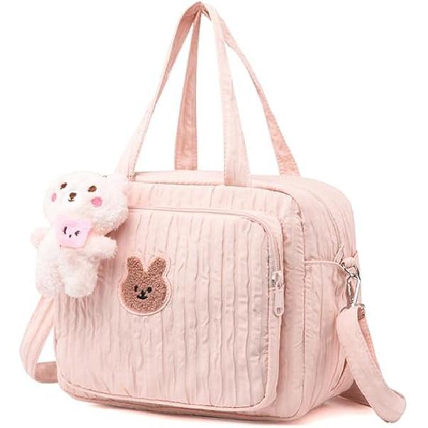 Lushandy Baby Wickeltasche Tote, Mama Tasche Niedliche Wickeltaschen Crossbody Babytaschen für Mädchen Pañaleras Para Beb