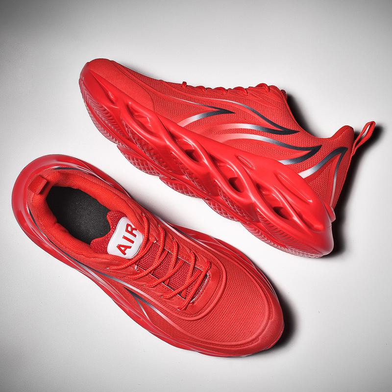 

Мужская повседневная обувь, кроссовки для кроссовок, мужские спортивные кроссовки, большие размеры 39-46 46 красный