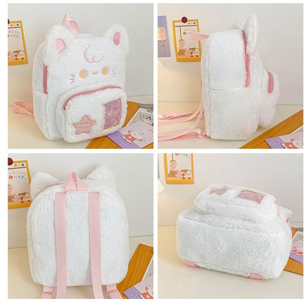 Preppy Style Idol Photocard Pouch Itabag Japanese Style Plush Shoulder Bag  Students