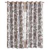Full Blackout Curtains, High-Grade Environmentally Friendly Coating, British-American Small Fresh Curtains, Floral Punching