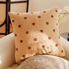 11X11/11X11CM Cream Brown Throw Pillow Cover Luxury Nordic Stamping Waist Cushion Cover Decor Home Decorative Pillowcase 1116