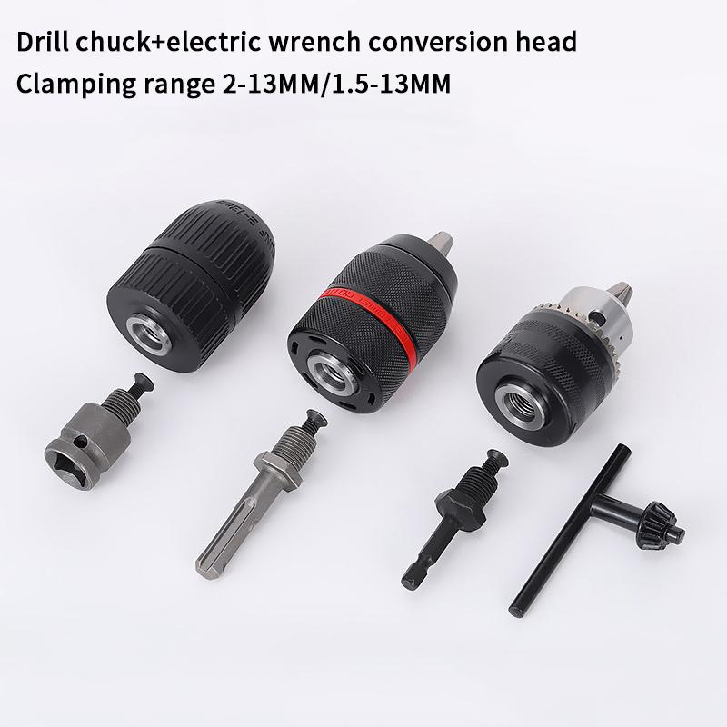 Drill Converter Chuck Socket Multi-Functional Hex Impact Driver Wrench Drill Bit Electric Screwdriver Extension Rod