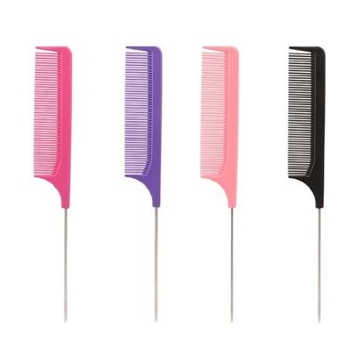 Praktische Scheitelkämme mit spitzem Ende für das DIY-Haarstyling zu Hause