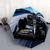 1pc Formula One Fashionable Auto Opening/Closing Folding Umbrella with 8 Bones, Windproof Portable, Daily Use038