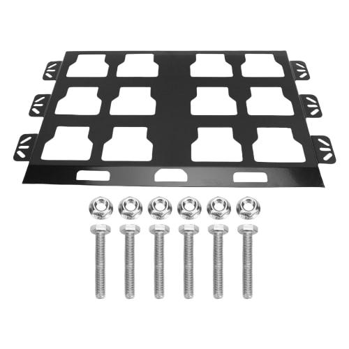 Banapoy Milwaukee Packout Toolbox Mounting Plate, Metal Wall or Floor Mount Base for Tool Boxes, 100 lb Load Capacity, for Tool Storage and Organizati