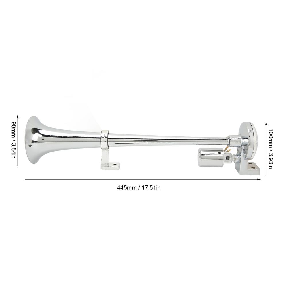 Horn, Single, Horn 150DB 12V Super Trumpet Compressor Loud Truck Fit for Cars Trucks Boats Motorcycles