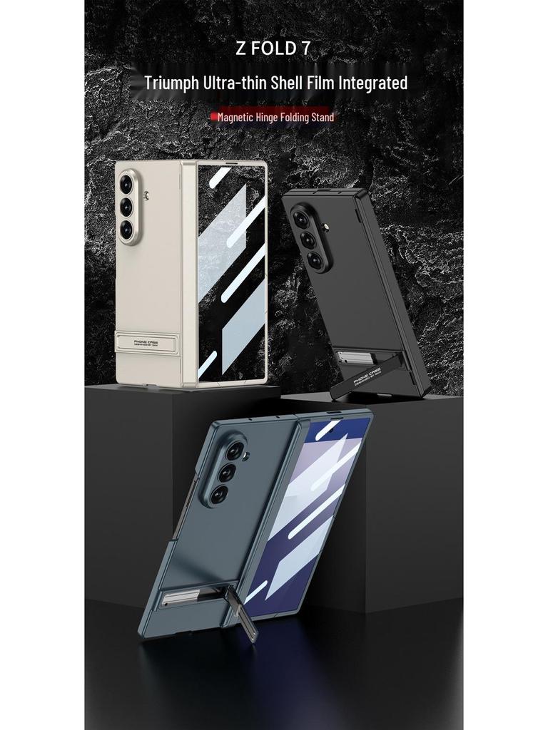 Samsung Z Fold7 Ultra-Thin Stand Case: Anti-Fall, Creative Hinge Design