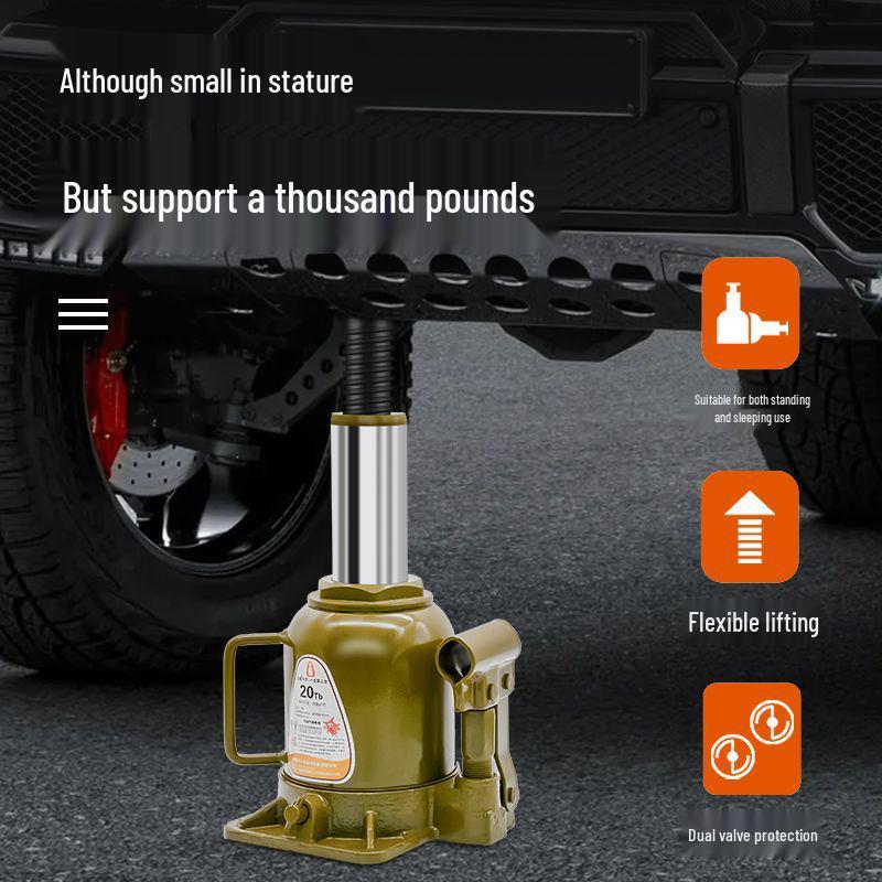 100T Heavy-Duty Vertical Hydraulic Hand-Operated Car Jack