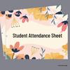 Children's Dance Class Attendance Sheet & Check-In Form