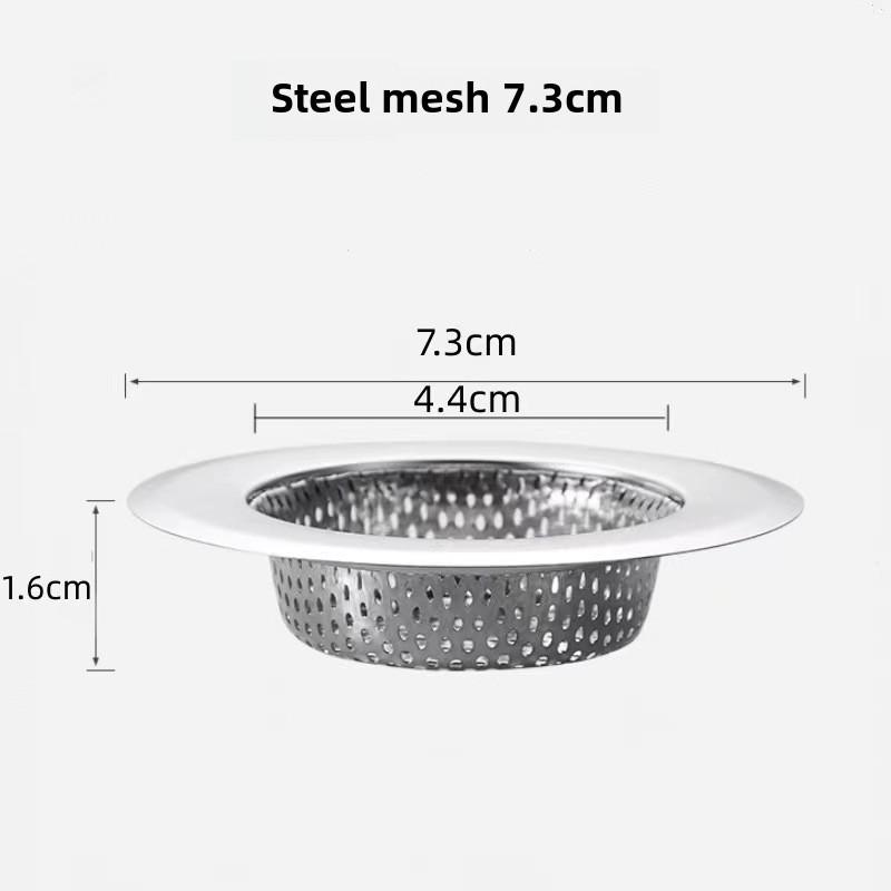 

Фільтр з нержавіючої сталі проти засмічення для кухонної мийки та зливу підлоги