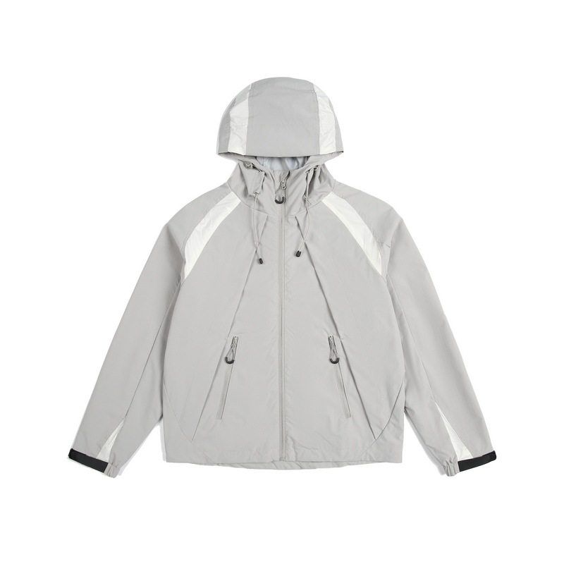 American-Style Street Windproof Patchwork Mountain Jacket for Men and Women, 2025 Autumn Trendy Japanese Outdoor Sports Hooded Coat