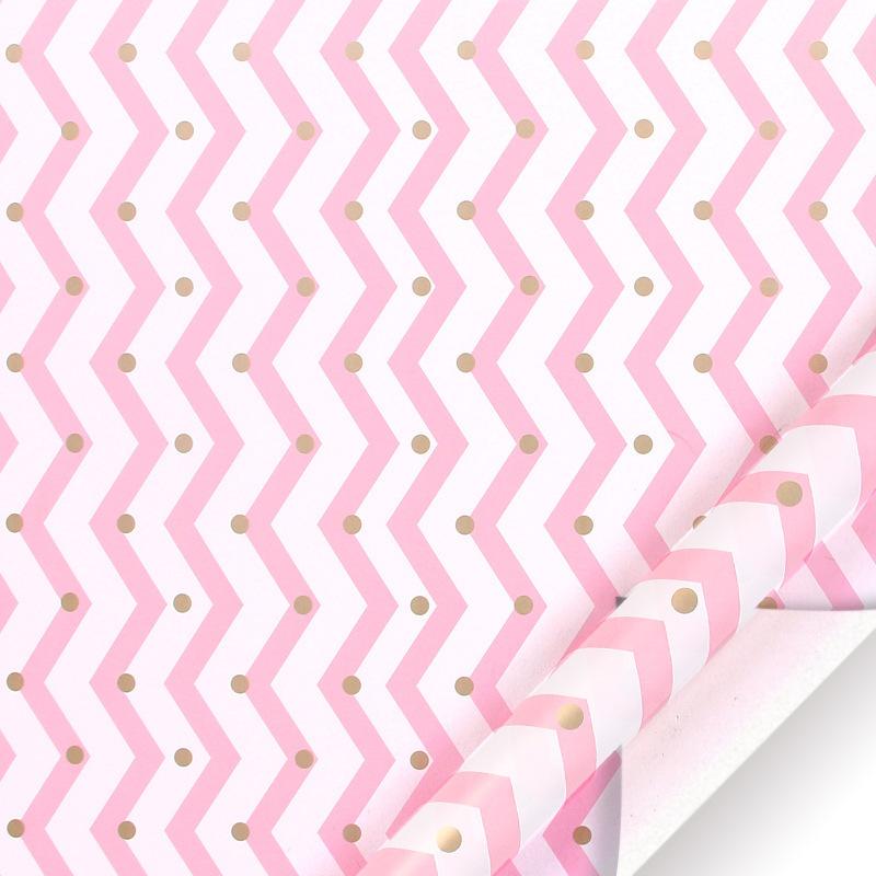 4 Designs 50 X 70cm Kraft Paper Pink Star Wrapping Paper Sheet Kraft for Kids Gifts Wrapping Paper Sheets