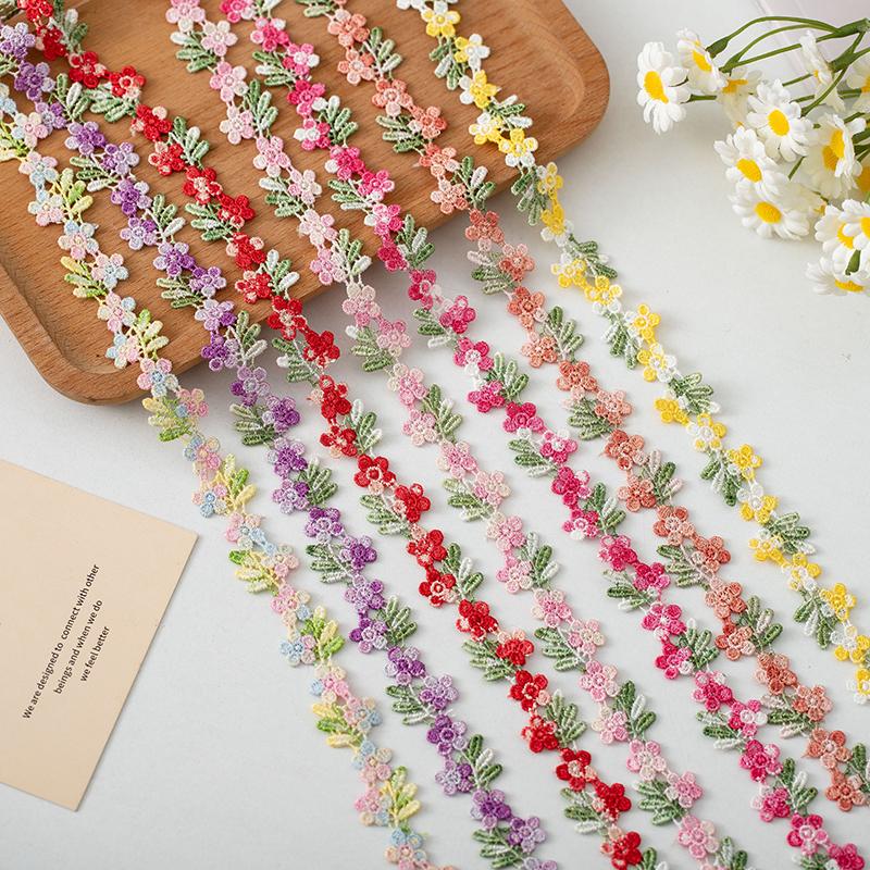 2meters Flower Decoration Lace Ribbon Trim Needlework Diy Crafts Supplies Home Decor Fabric Sewing Accessories Sewing Materials