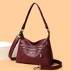 Versatile Women's Bag, Underarm Single-shoulder Bag, Multi-compartment Large Capacity Crossbody Bag for Commuting