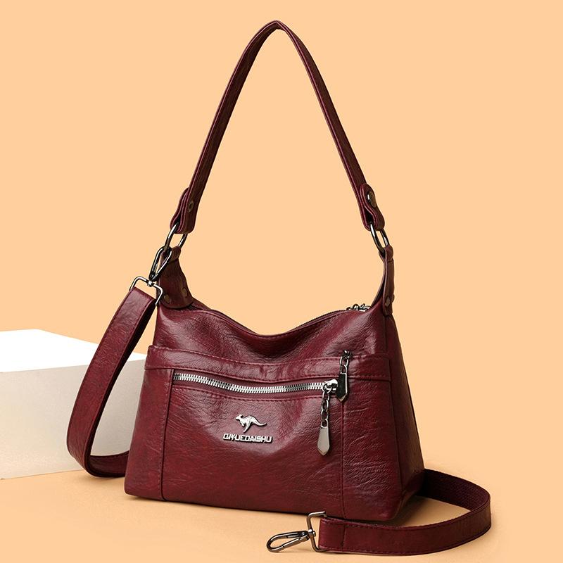 Versatile Women's Bag, Underarm Single-shoulder Bag, Multi-compartment Large Capacity Crossbody Bag for Commuting