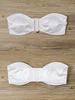 2024 Women's European & American Swimwear: New Sexy U-Shape & V-Shape Metal Bikinis in Stock