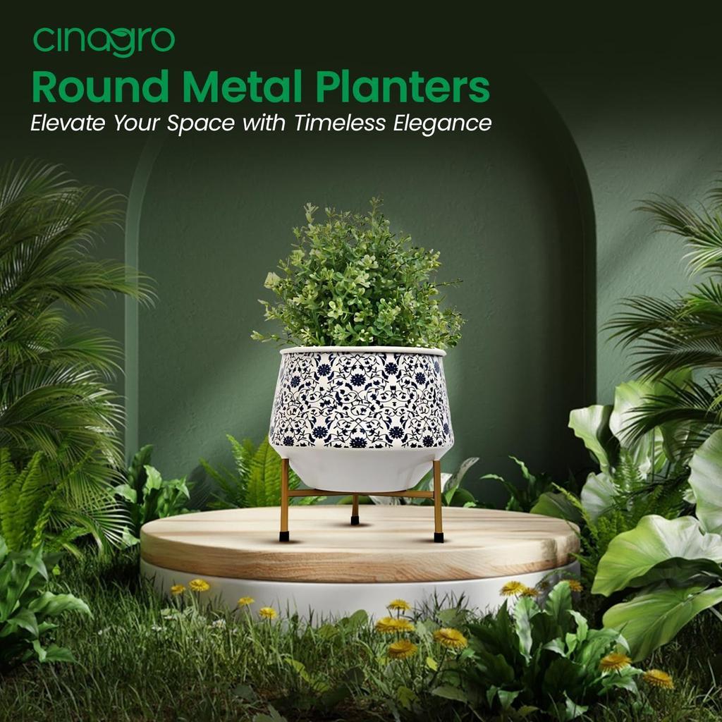 Pots for Plants, Plant Pots for Home Decoration, Succulent Pot, Indoor Planter Garden Decor Style: Botanic Bliss