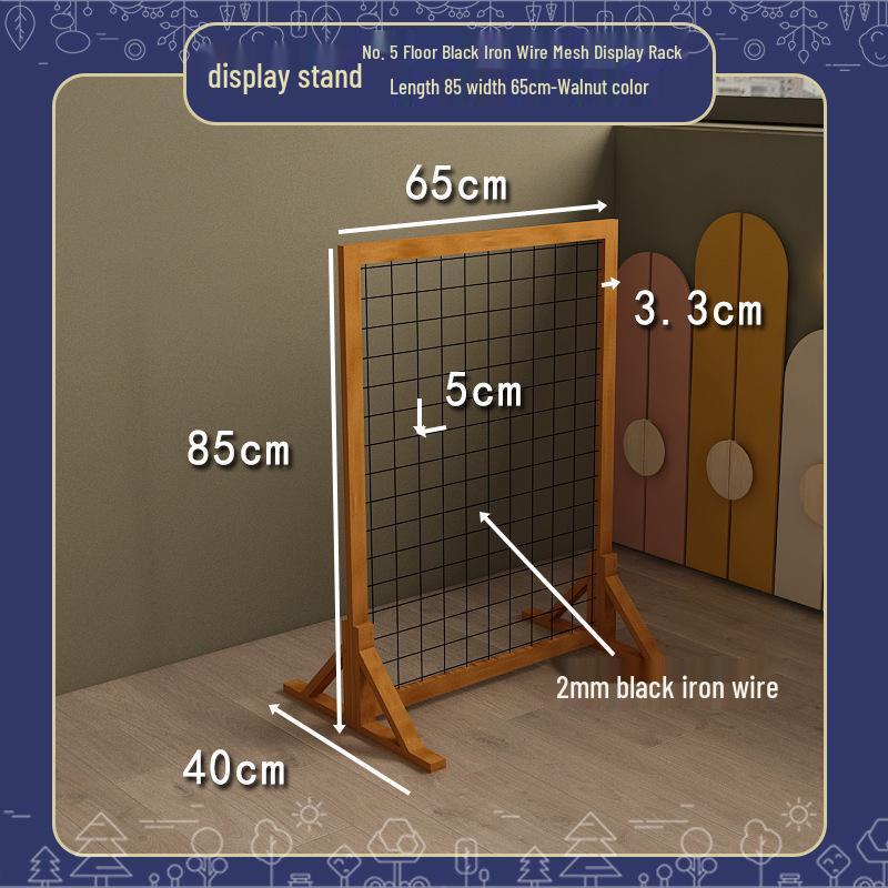 Handmade Display Shelf: Grid Photo Frame & Plant Rack for Kindergarten & Crafts