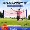 Bärbart hopfällbart badmintonnätstativ