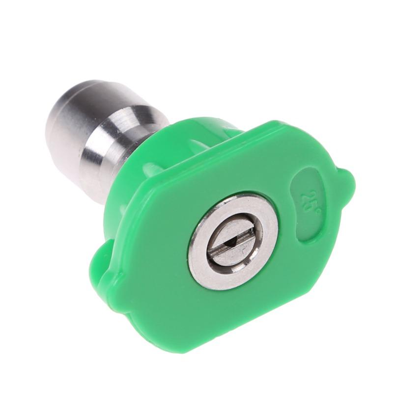 

1 шт., набор насадок для мойки под давлением, набор наконечников различных степеней для быстрого подключения зелёный