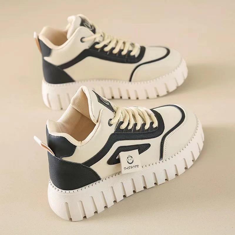 Popular Cotton Shoes 2025 New Winter Women's Shoes Velvet High-top Sports and Leisure Shoes Platform Snow Boots Warm Short Boots