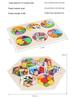 3D Animal & Fruit Theme Puzzle Blocks for Early Education - Creative Jigsaw for Kindergarten & Baby Learning