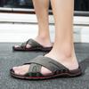 Taglia Grande 47 48 Ciabatte in Pelle da Uomo Sandali Estivi da Esterno Leggere Suola Morbida Ciabatte da Spiaggia per Uomo Ciabatte Casual da Infilare Scarpe da Uomo
