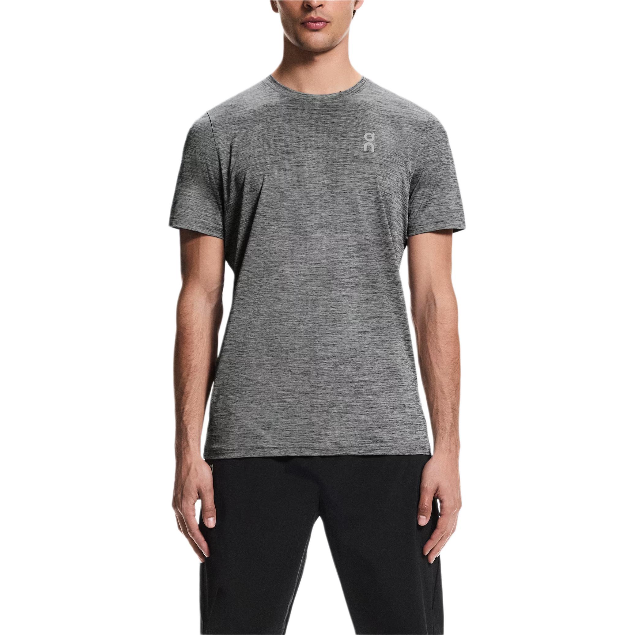 On Running T Shirts Men s Meteor Crater Gray Green 1ME10431756 S