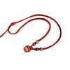 Peach Wood & Red String Necklace with Peach Pit Pendant - Suitable for Infants, Adults, and Ben Ming Year.