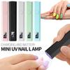 Nail Art Tools TYPE-C Pen-Style Nail Lamp 180mAh Handheld Nail Dryer Mini Portable Uv Light for Gel Nails