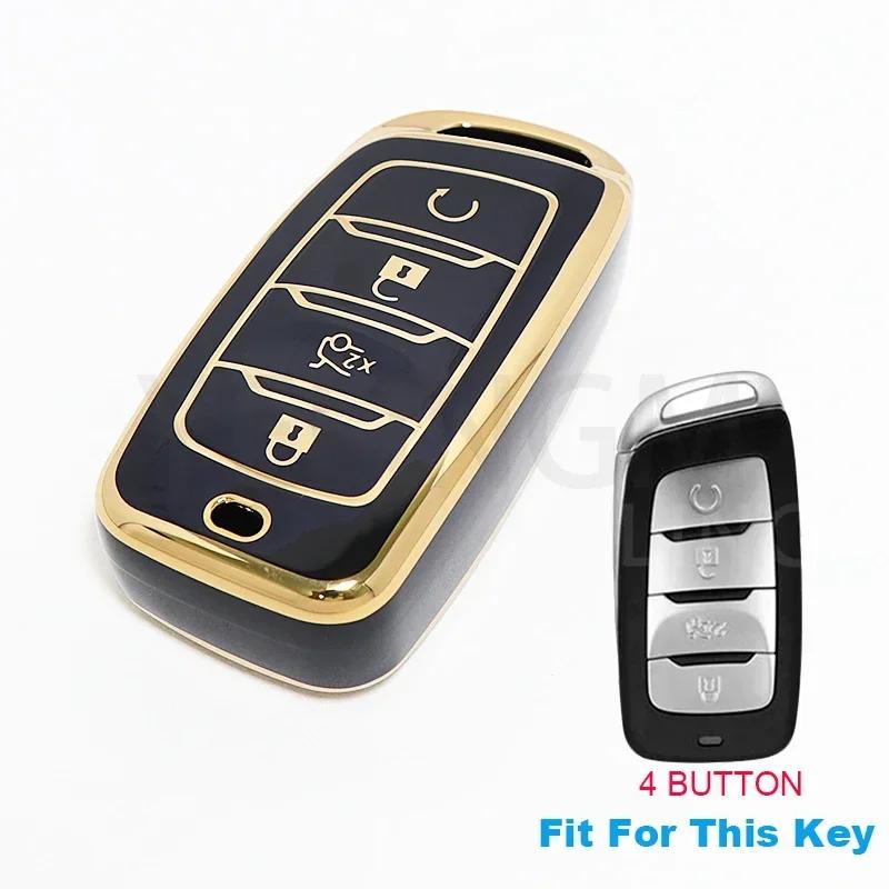 TPU Shell Car Key Case Key Fob Protecor Holder For Changan CS85 CS35 Plus CS25 CS95 CS85 Coupe Keychain Protection Cover