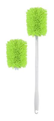 Sanko Toilet Dust and Dirt Toilet Floor Mop with Spare Mop, Removal, Parts, Green, BR-77