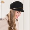 New England Winter Wool Hat  Autumn Knight Cap All-match Ladies Casual Fashion Woolen Hat Black Party Wear  B-7520