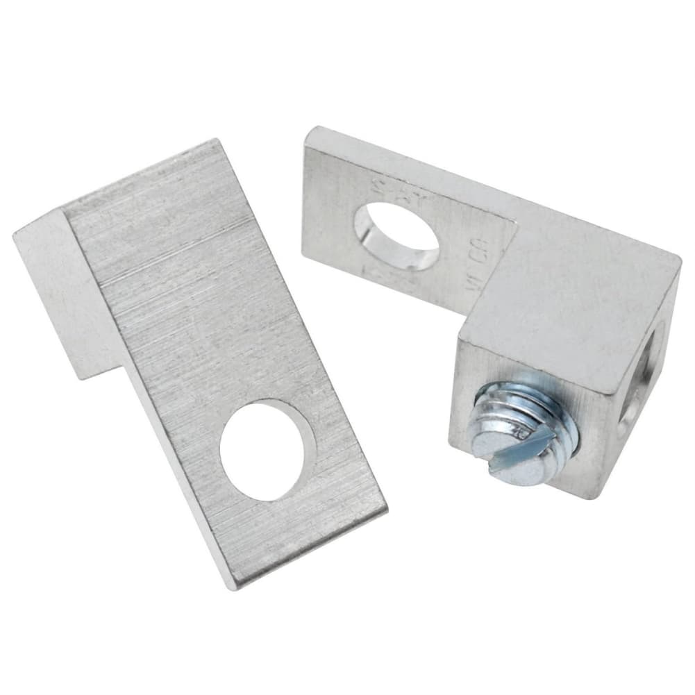 10Pcs Aluminium Mechanical Lug 5/16-24 Single Hole Mount Quick Connect Terminal Mechanical Lug 1B2U 1/0 Aluminum Conductors