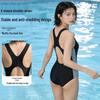 Women's Speedo Triangle One-Piece Conservative Swimsuit