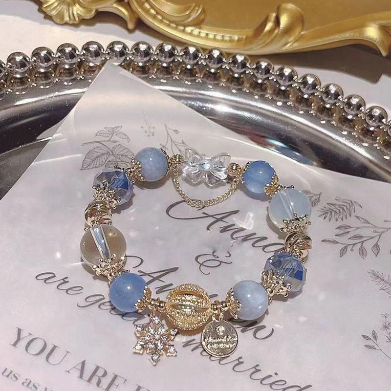 Christmas Themed Bracelet Gift for Best Friend Perfect for Peaceful Night Jewelry