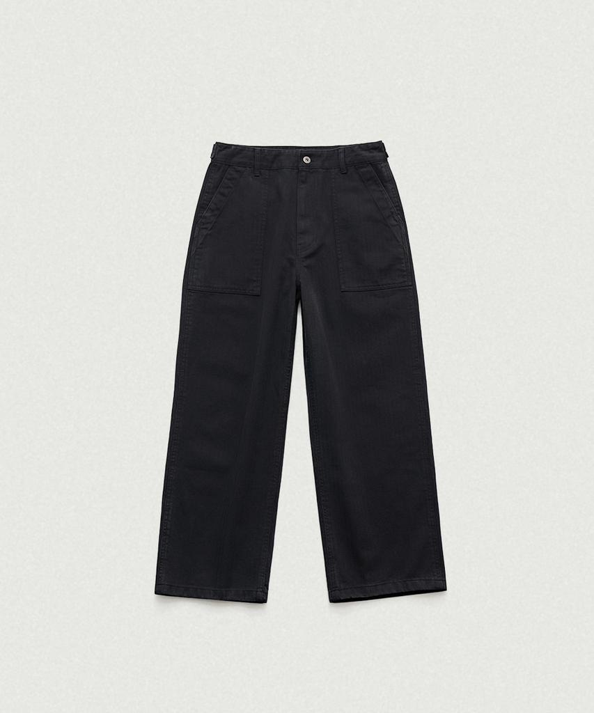 Deobanes Herringbone Fatigue Pants_Navy