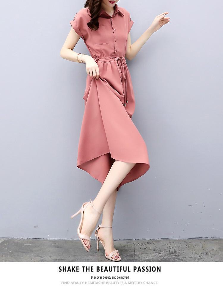 2025 Summer Loose Fit Elastic Waist Dress