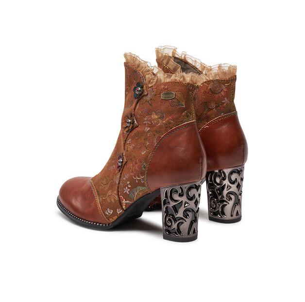 Ботильоны Laura Vita Ledao 14 коричневые