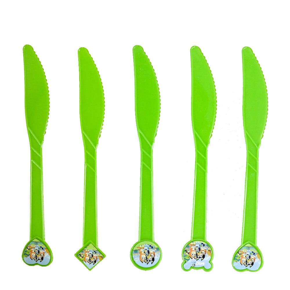 Bluey Birthday Party Supplies Disposable Tableware Set Cups Napkins Plates Hanging Swirls Banner For Boys Kids Party Decoration
