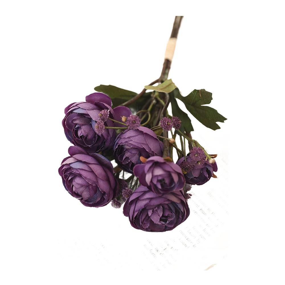 Sztuczna Kamelia Jedwabna Tkanina Bukiet Kwiatów Kamelii DIY Dekoracja Ślubna Domowa 32x12cm Dekoracje Stołowe Części Kamelii