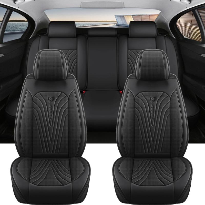 Universal Full Coverage Car Seat Covers for Dacia Duster Sandero Renault Clio Fiat Panda Lancia Seat Arona Cors Car Accessories