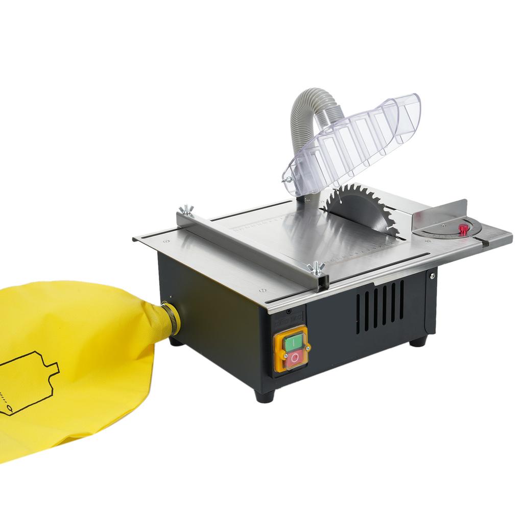 Tragbare Tischkreissäge, 1600 W, kompakte Tischkreissäge, 5000 U/min, Tischkreissäge mit 40T-Sägeblatt und Sicherheitsschalter, Staubschutz
