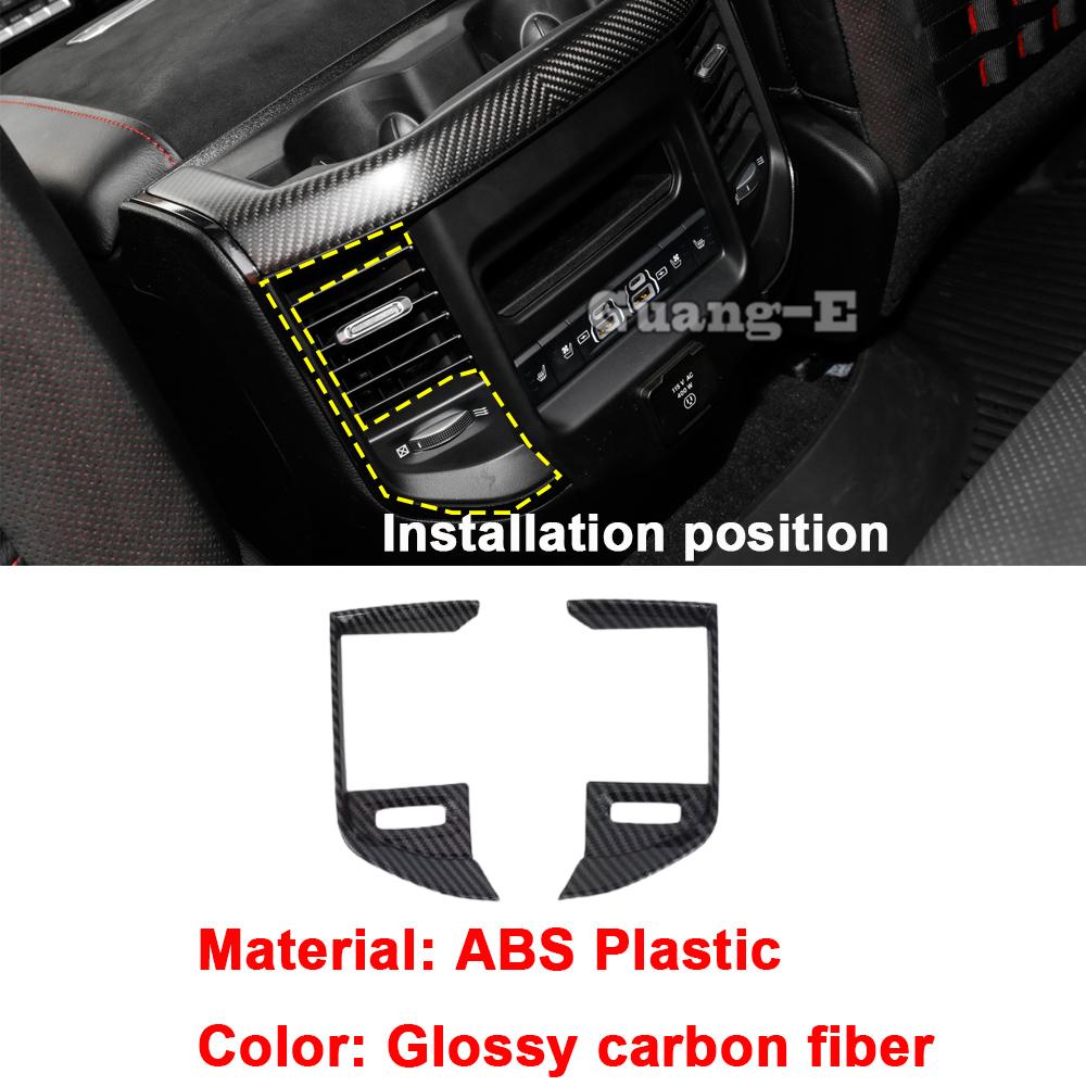 For Dodge Ram 1500 TRX   2024 ABS Steering Wheel Frame Dashboard Armrest Handle Panel Air Outlet Vent Trim Gear