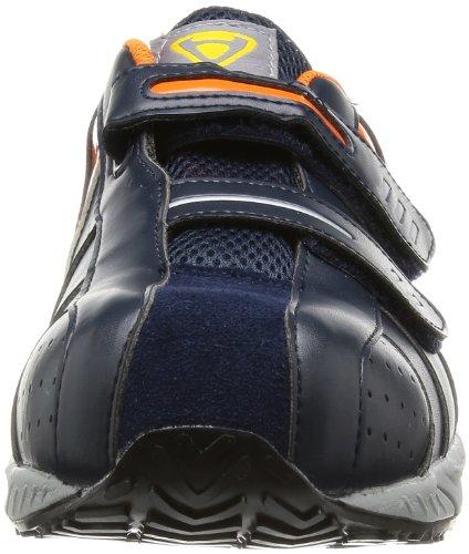 Nissin Rubber Hyper V #228 Work Shoes, Oil-Resistant, Non-Slip, Lightweight, with Toe Cap, Men's, Navy, Size 27.0