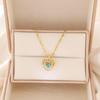 Multi-Tone Mom & Child Pendant Necklace Set, Heart & Family Silhouette Necklaces for Mother's Day