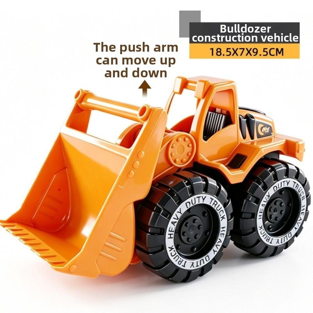 Plastic Tractor Excavator Bulldozer Drop Resistant Crane Truck Model Simulation Diecast for Boys